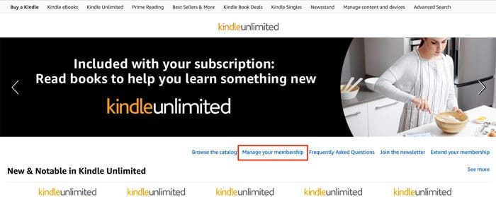 Manage your membership