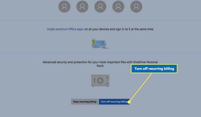 Turn off recurring billing